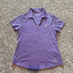 Annika Purple Polo Shirt